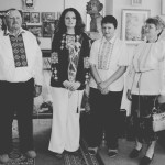 Ольга Трач з батьками і сином