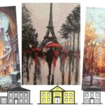 вишивка міський пейзаж