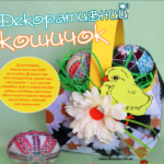 великодній кошик декор